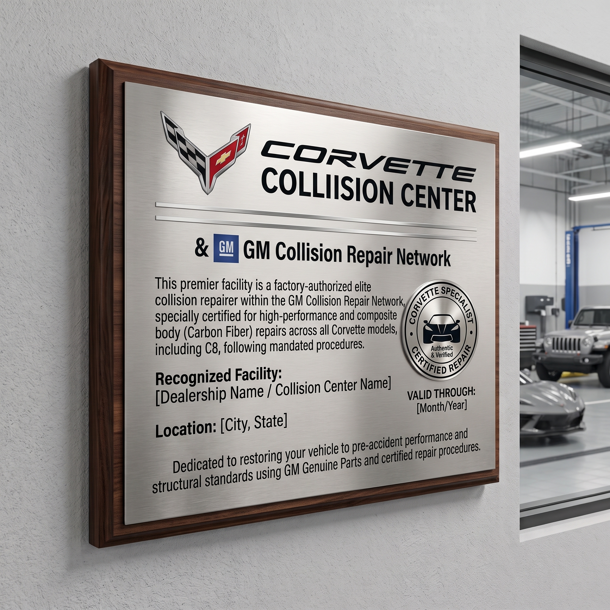 Corvette Certified Collision Center & GM Collision Repair Network