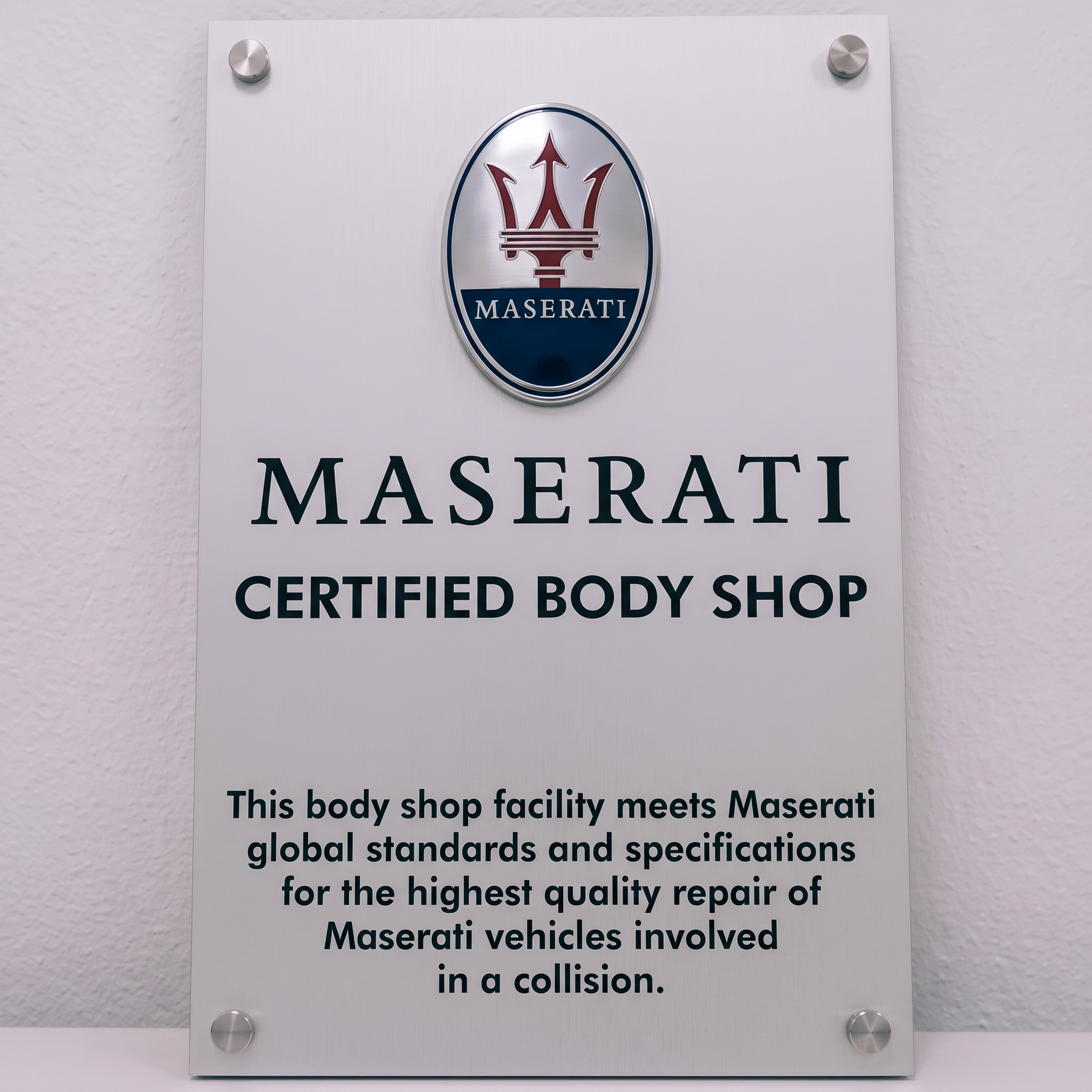 Maserati Certified Body Shop